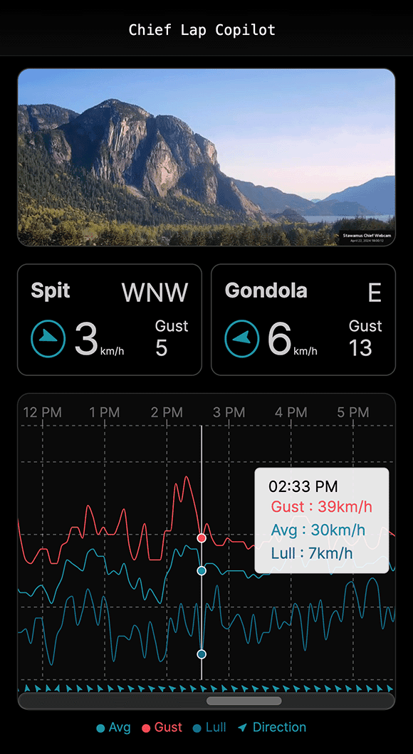 Paragliding Dashboard